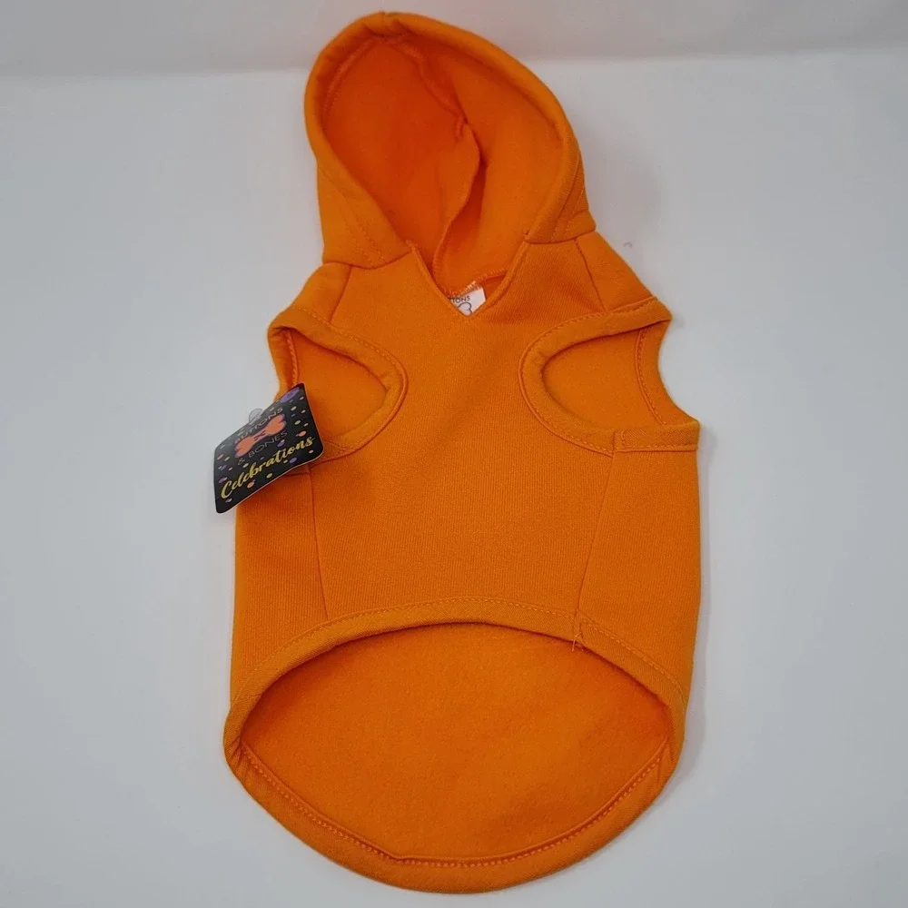 Buttons & Bones Celebrations Halloween Dog‎ Costume Jacket Orange Pumpkin Small